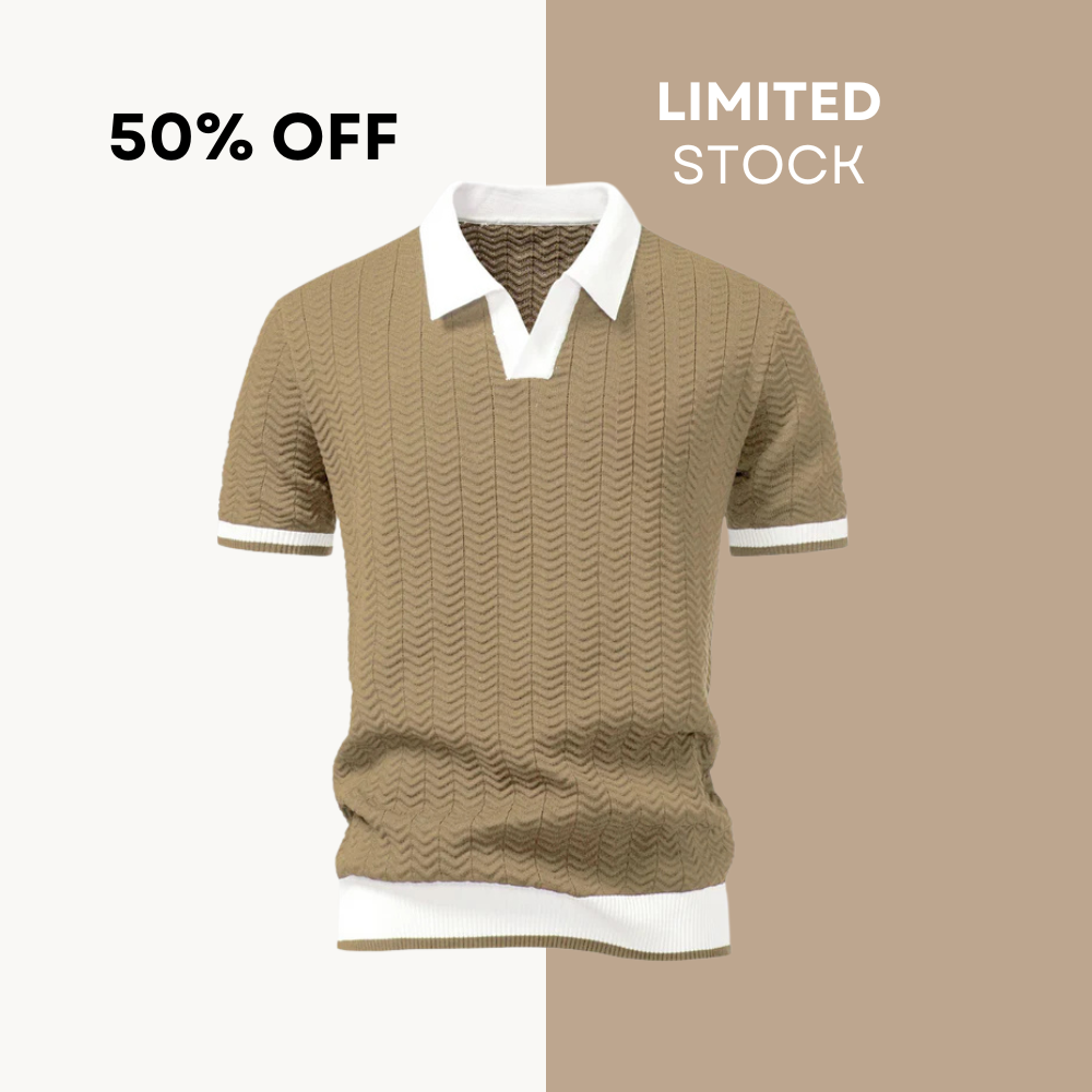 50% OFF | Prestige Contrast Polo Shirt – Italian Edition