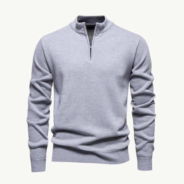 Classic Zip Pullover - Sweater
