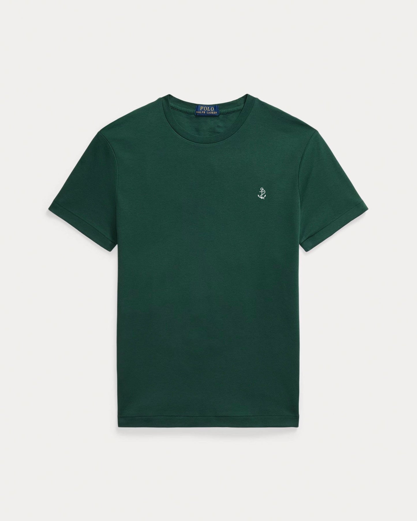 Slim fit jersey crew neck t-shirt   - Vintage Pine