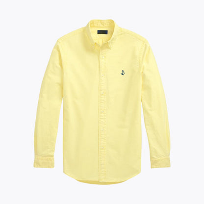 Slim Fit Garment-Dyed Oxford Shirt