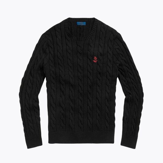 Cable-Knit Cotton Jumper