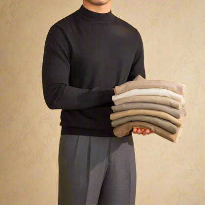 Old Money Cashmere Turtleneck Sweater