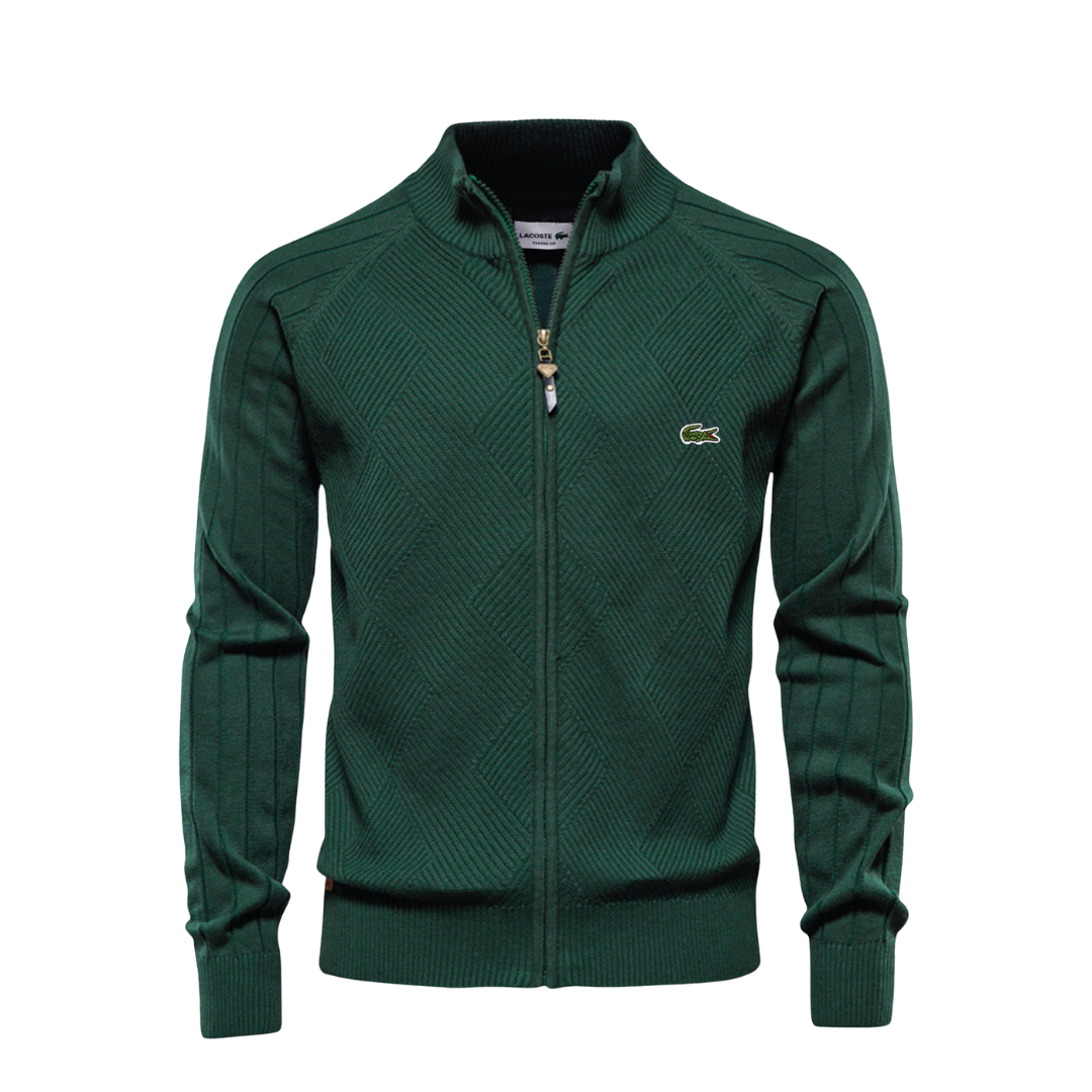 LC Pull Zippé Texturé Homme