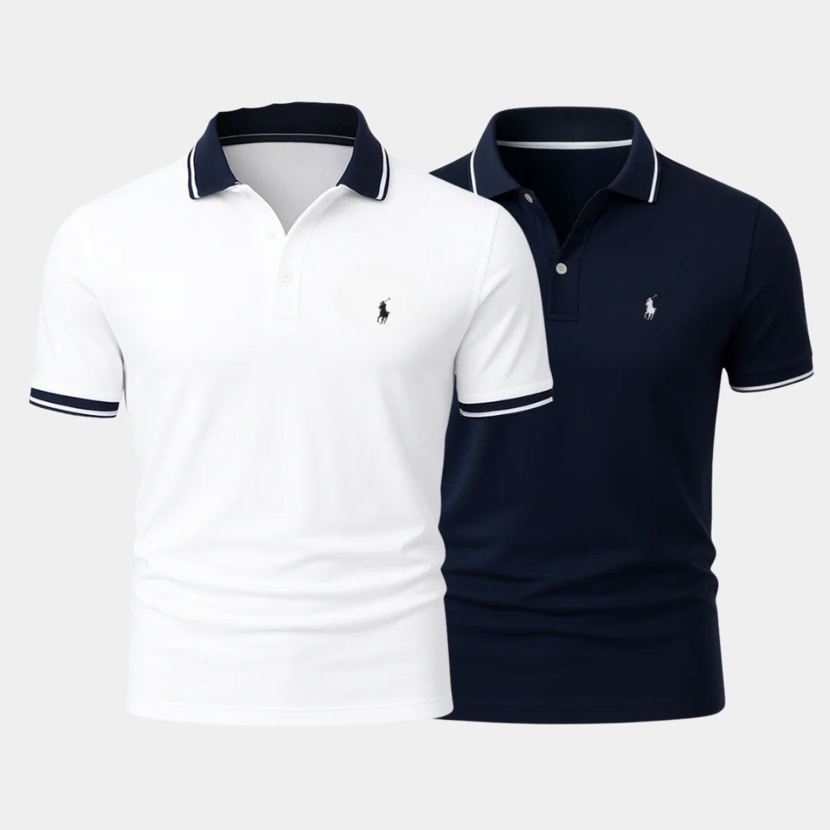 Men’s Slim Fit Cotton-Blend Shirt Duo - Buy 1, Get 1 Free