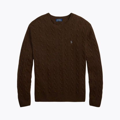 Men’s Wool Cashmere Blend Crewneck Sweater