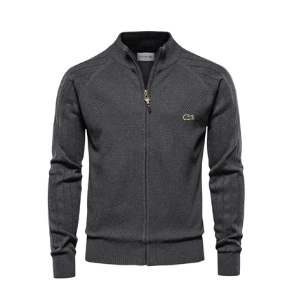 LC Pull Zippé Texturé Homme