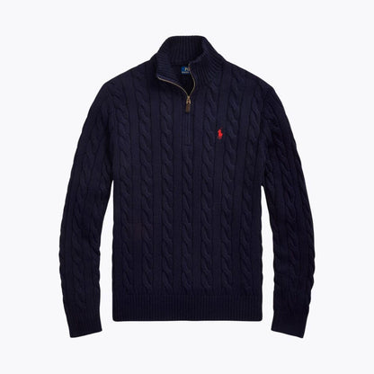 Men’s Heavyweight Quarter-Zip Knit Sweater