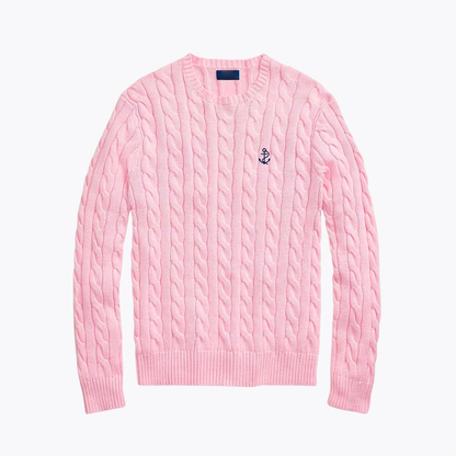 Cable-Knit Cotton Jumper