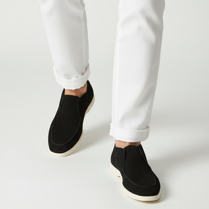 High Suede Loafers