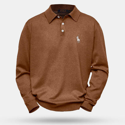 Men’s Premium Wool Knit Crewneck Sweater