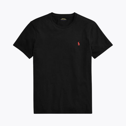Fitted Cotton Crewneck T-Shirt