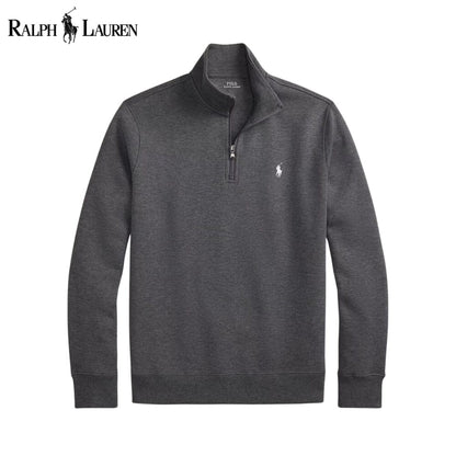RL Double-Knit Mockneck Pullover