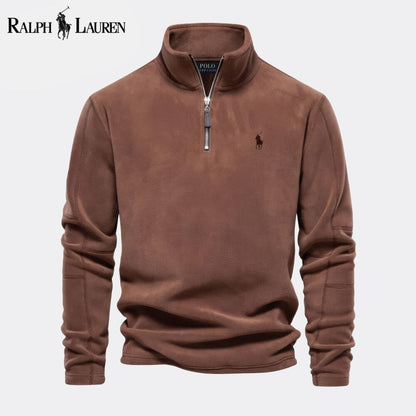 RL Prestige Cable-Knit Wool Knit Sweater